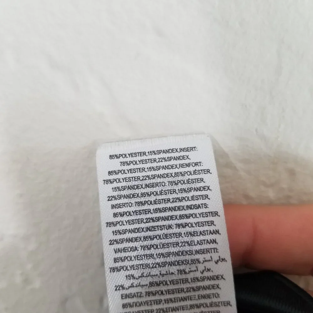 Zumba Fitness Crop Legging Black/Gold Size XS - Picture 6 of 6